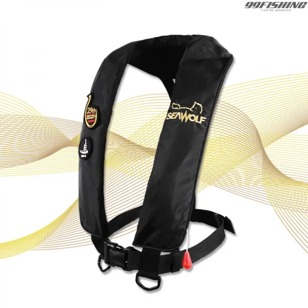 씨울프 29주년 에디션 자동 팽창식 구명조끼 / 선상낚시 구명복 Sw A29th