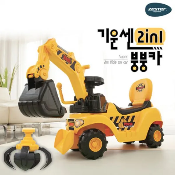  집콕쿠팡 야야 기운센 2in1 포크레인붕붕카 74218 430984036ea 본상품선택