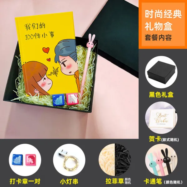 쉬즈몰샵 연애 100 건 커플 사이 필요함 만들다 의 백 점 사소한 같이 카드 미니 노트, 본 책 C판 100 건 사 _워터펜볼