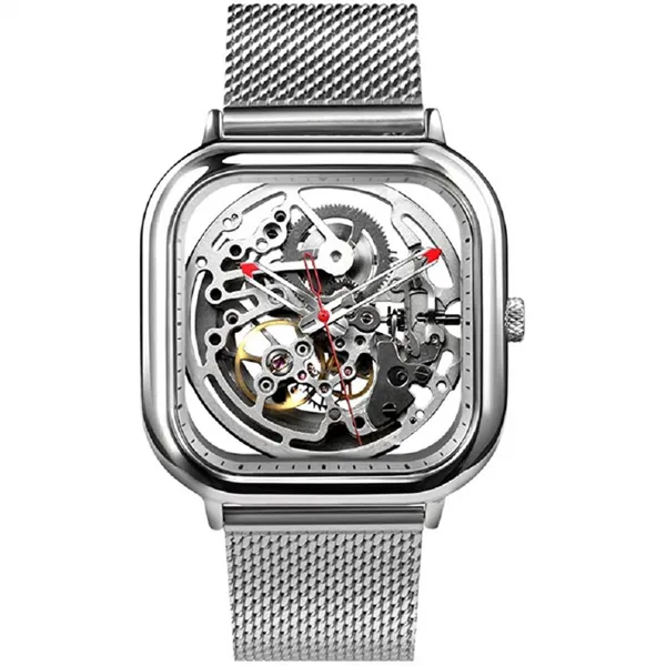 MENS WRIST AUTOMATIC MECHANICAL 시계들 표준 다발 내분비선 성신 생물 WATCH STAINLESS STEEL WATERPROOF 스켈레톤