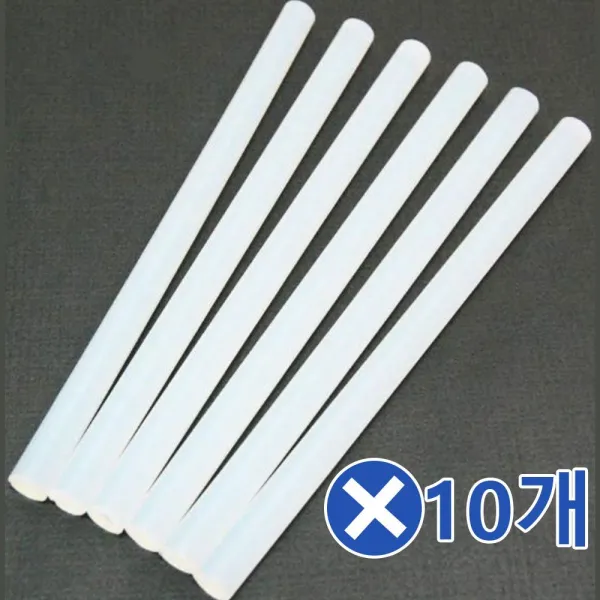 10mm 글루스틱 6개입x10개 글루건심대 글루건용품, 1