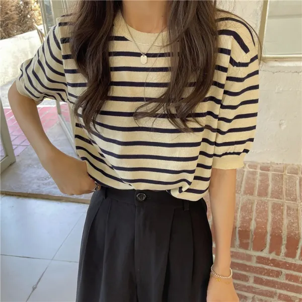 유니클로젯 브리또 스트라이프 반팔 티셔츠 상표등록 파세토