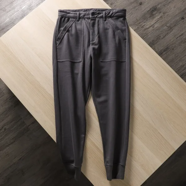 모우드랑 패치워크 계열 레이어 감족 가을 남성 타입 밴딩웨스트 솔리드 무지 수구 긴바지 T4880