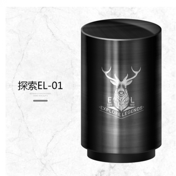 병따개 블랙 개성 자동 개병기 압착식 펌핑 헴라인 맥주 병뚜껑 오프너, 1개, ROCK-02