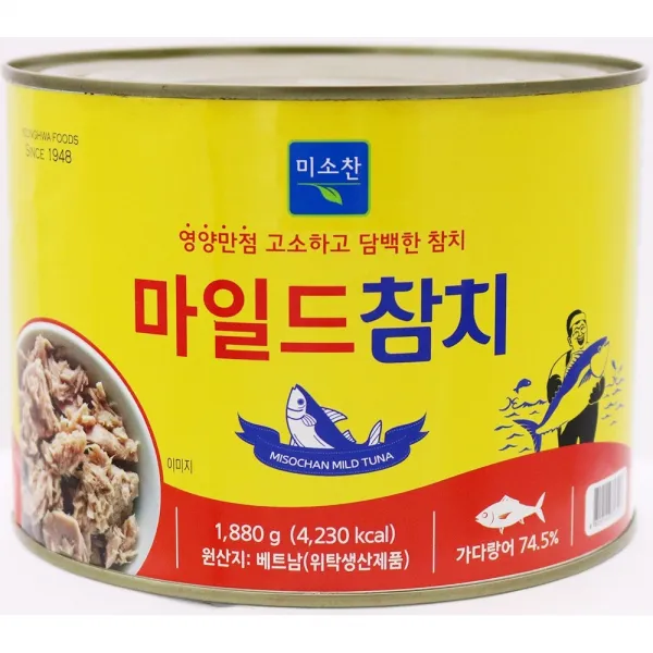 [AQW_0509309] 미소찬 마일드 참치 1.88Kg, 단일상품