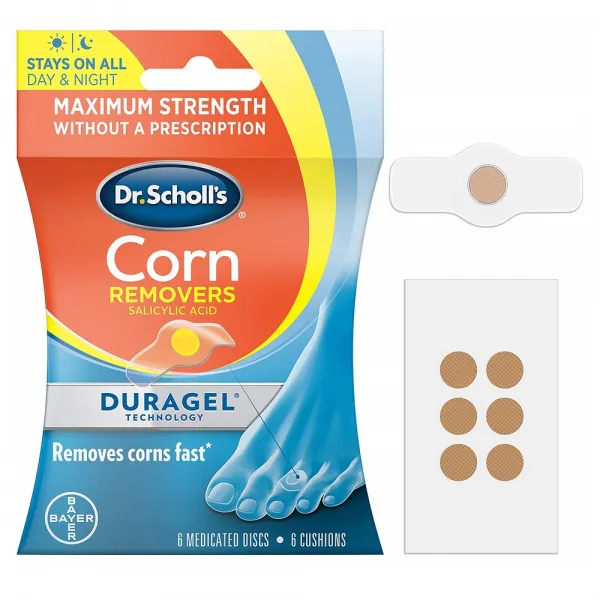 Dr. Scholl's Corn Remover with Duragel Technology 닥터스콜스 티눈제거제 듀라젤 테크놀로지 6개