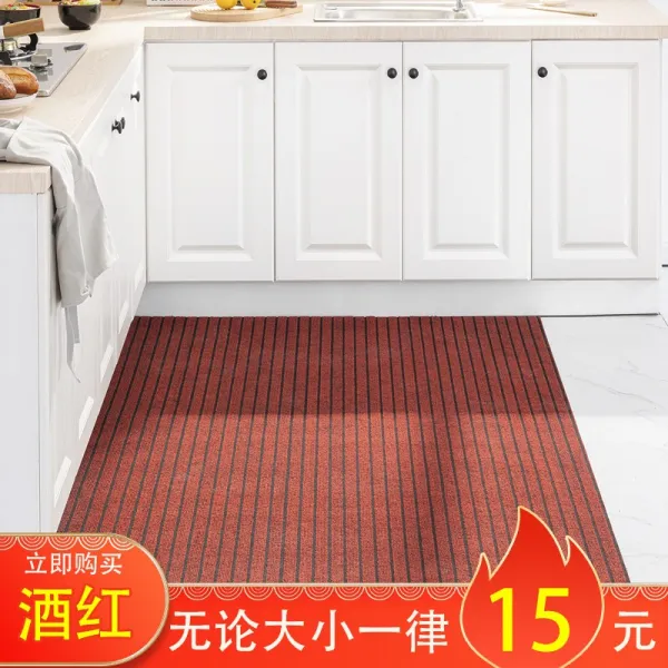 키친 바닥매트 논슬립 미끄럼방지 기름방지 방수 흡수 정돈함 깔리다 쉬이 더러워지지 않는다 문패드 가정용 입문 빅 도어스톱, 100x100cm 입문 입주 추우천