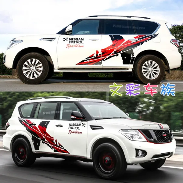 뉴 투러쿠 X자동차 끌기 화오 열 방울 MUA 도요타 프라도 몰이꾼 JEEP 차량용스티커 꽃, 어떤 차종 가능 맟춤제작