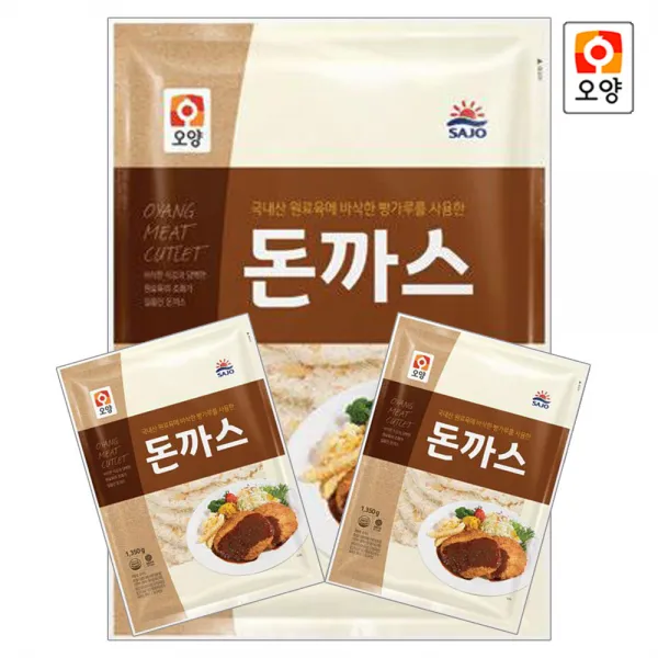  퀴클리몰 사조오양 돈까스 1.35kg X 3개 1개
