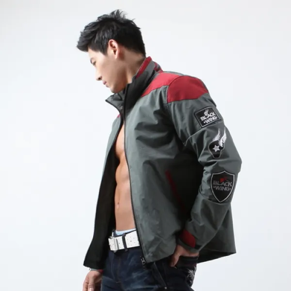  바보사랑 그린바나나 Black Wing Windbreak Gray