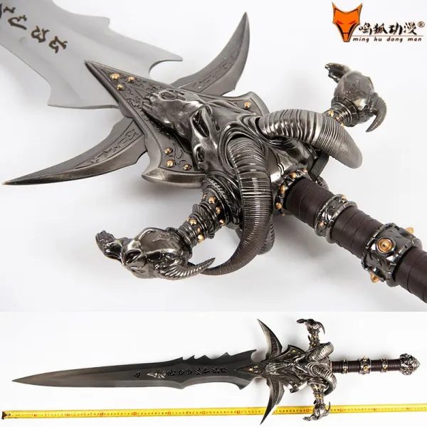워크래프트 Frostmourne Sword 코스튬 코스프레 킹 원혼
