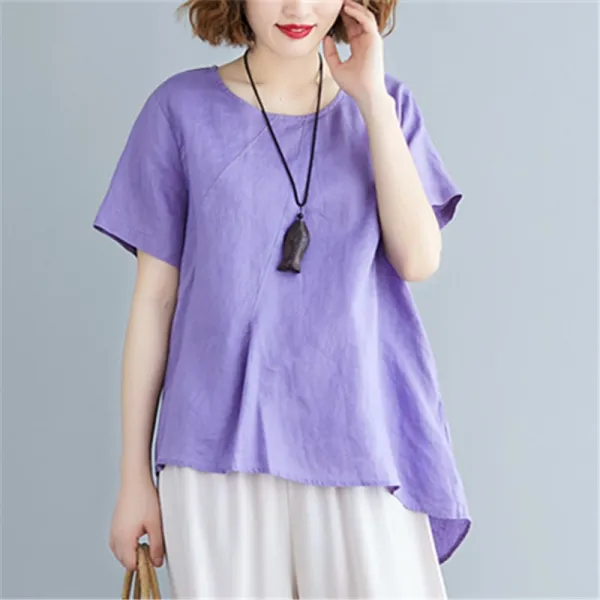 로즈매더 여자 마 린넨 투피스 빅 사이즈 세트 배기핏 한 름 루즈핏