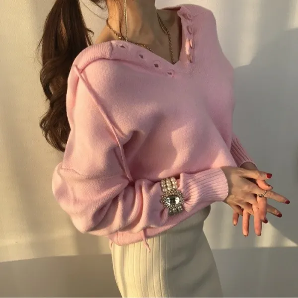 바이름 / (무료배송)치즈 후드니트