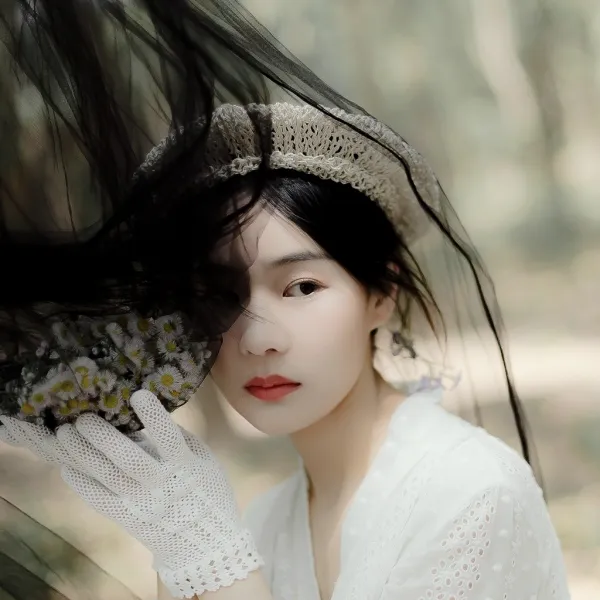 베레모 MING l팝콘 Hamei l일본 물세탁가능 로프 특수 수공 코바늘 투시가능