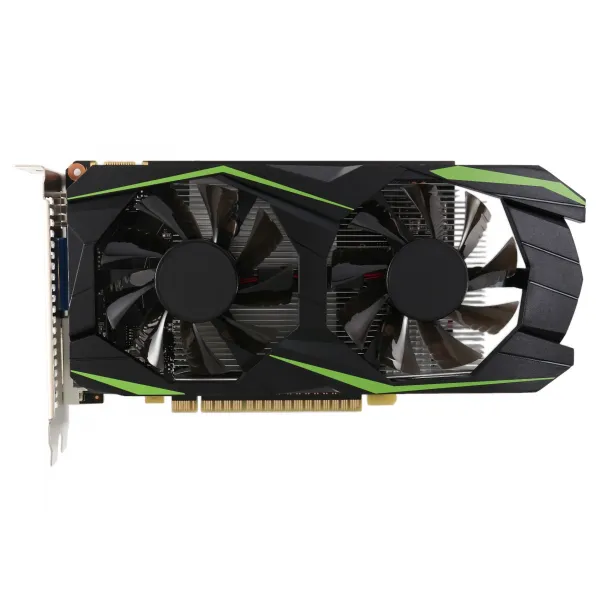 전문 GTX1050TI 1GB DDR5 그래픽 카드 그린 128bit DVI VGA GPU 게임 비디오 카드 PC 게임용, 보여진 바와 같이, 하나