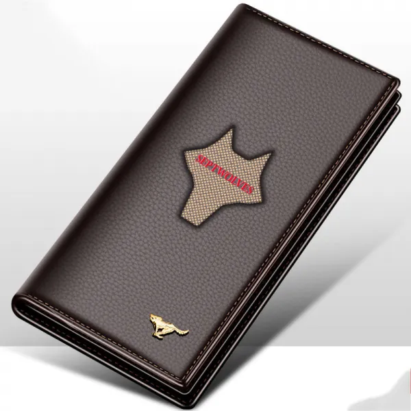  해외 직송 뉴타임즈 남성장지갑 지갑 남 롱 멀티 가죽 지갑 리얼 소가죽 빅개찰용 클립 Xz47 A22