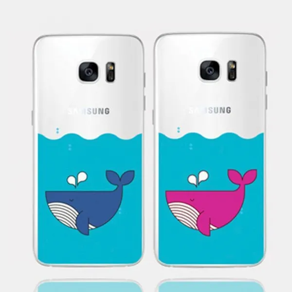 Lg X5 2018 고래 투명젤리 핸드폰케이스 10 크리스탈 휴대 클리어 액세서리 생일선물포장
