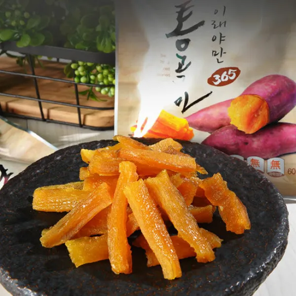 [신세계TV쇼핑]이래야만 통고구마 말랭이 60gX12봉, 12봉, 60g