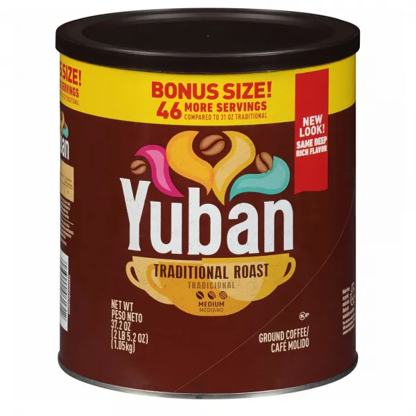 (미국) Yuban Traditional Roast Ground Coffee (37.2 oz Jug) 전통 구운 그라운드 커피 1.05kg, 단일 품목, 단일 품목