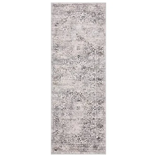 United Weavers Austin Clark Blue Accent Rug 클래식 실내 러그는 황마 뒷걸이. 과도기적 인 깔개 (Grey 2'7