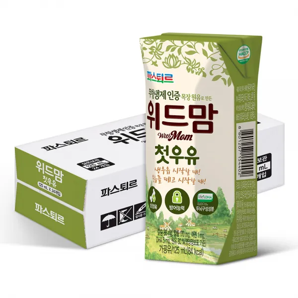 파스퇴르 위드맘 첫우유125ml 48팩 위드맘첫우유125ml 48팩 
