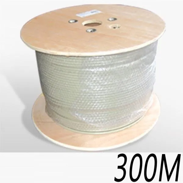 NJF871162CAT.7 STP 랜 케이블 인터넷 선 드럼 롤 300M 그레이, 단일색상