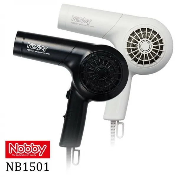 [한시적]노비ー 음이온 헤어 드라이어 NB1501화이트 블랙 1200W노비이 Nobby[NB-1501_노비이사롱 전매품, 단일상품, 단일상품