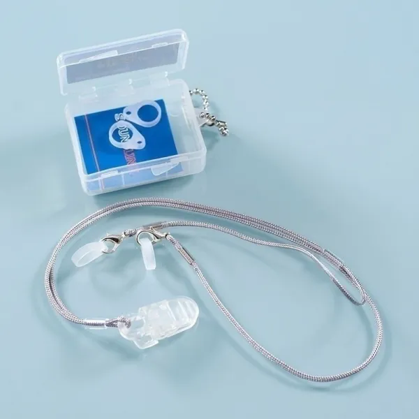 더블유컴퍼니 노인 자 더블 귀 양수 떨어지지않는 부품 보호 끈 전용 보청기 걸개 밧줄 탈모방지로프 귓등 양식 1