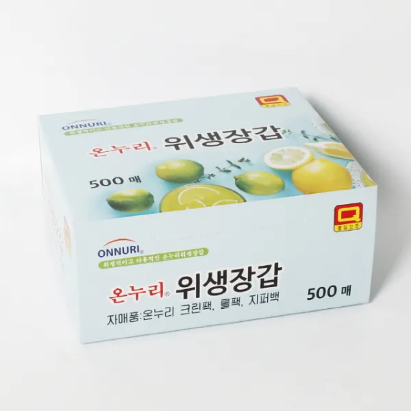 온누리 위생장갑 500매 /라텍스장갑 일회용장갑 라텍스위생장갑 니트릴장갑 고무장갑 비닐장갑 주거잡화, 999개