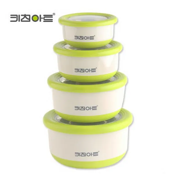 코코몰 키친아트 라팔 더블 푸드박스 2종세트 420ml 밀폐용기 세트