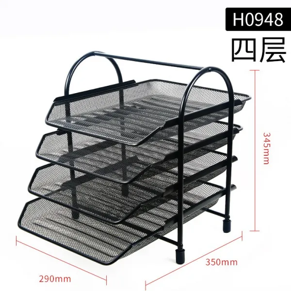 화 저 금속 망 사 괘 삽입 사무 문구 창의 필통 비 즈 니스 필류 수납 심 플 귀 요 미 그리드 패션 망 원형 / 사각형 필통 철제 검은색 4 층 파일 판 H0948 싱글 상세페이지 참조