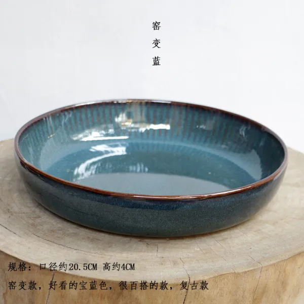 하자 처리 도자기 중소원 유화기 선의 화분 화도 꽃꽂이 수배 차 승, 70블루 세로패턴 299 미디엄