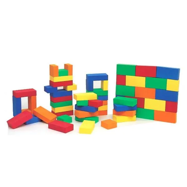 MDF2087 칼라벽돌적목 세트 55개 1set 놀이학습교구/블럭/칼라벽돌/적목
