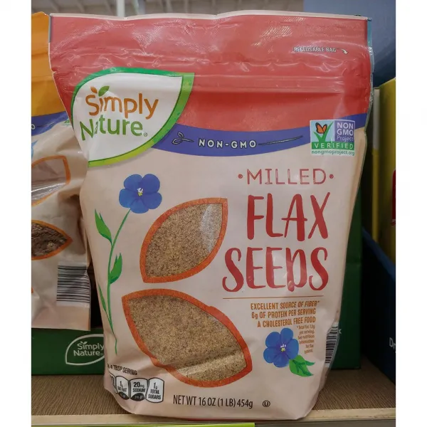 Simply Nature Milled Flax Seeds 심플리 네이처 가공한 아마 씨드 non-GMO 3팩
