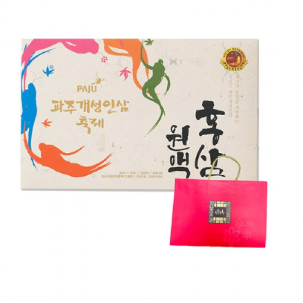 김포파주인삼농협 6년근 100% 축제홍삼원액, 50ml, 60개