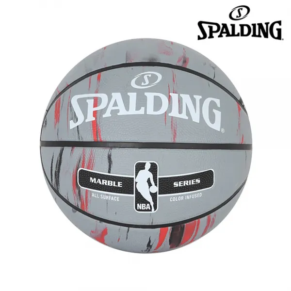 스팔딩 Nba 마블 시리즈 그레이_레드_블랙 농구공 7호