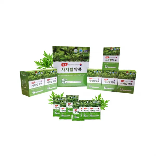 강화섬쑥 강화사자발약쑥 쑥즙 100% 국산 사자발 쑥, 1box, 60개 70ml