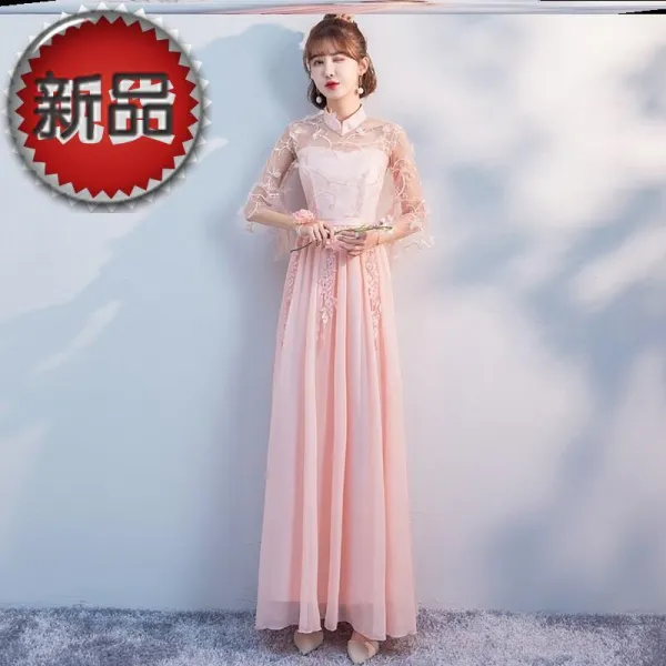 루루살롱 퍼포먼스 샴페인 카메오 언니 W누이동생 블루 V작은 키 들러리 150CM 자매