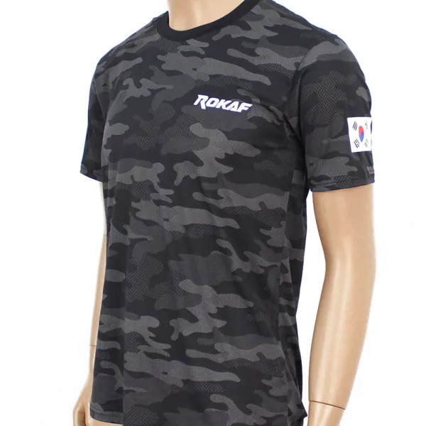 쿨론 Rokaf 로카프티 반팔티 멀티캠 공군 태극기 