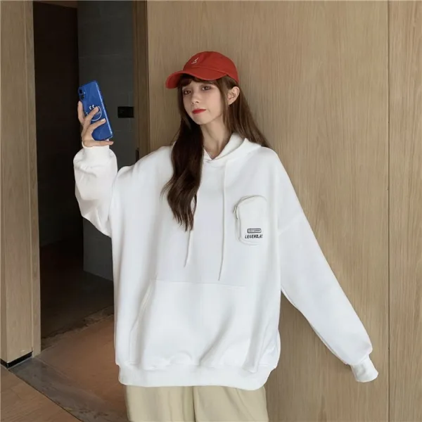 다소미얼 Nov.26 220번 디자인감 앙증맞고 사랑스러운 자매룩 맨투맨 코트 여자 너비송춘추동년신상Z