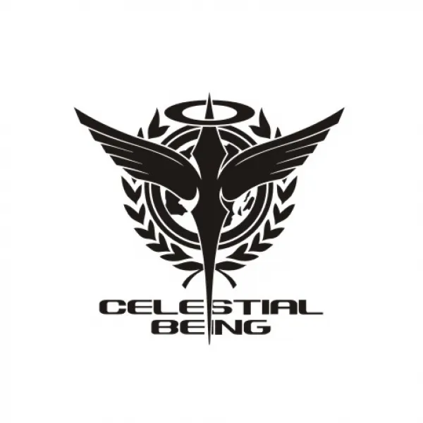 기타오토바이용품 Gundam00비공개 무장 차량스티커 자동차 오토바이 전동카 스티커, T08-20CM*18.6CM높이 블랙색