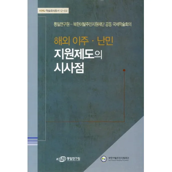 해외 이주 난민 지원제도의 시사점:통일연구원 북한이탈주민지원재단 공동 국제학술회의, 통일연구원