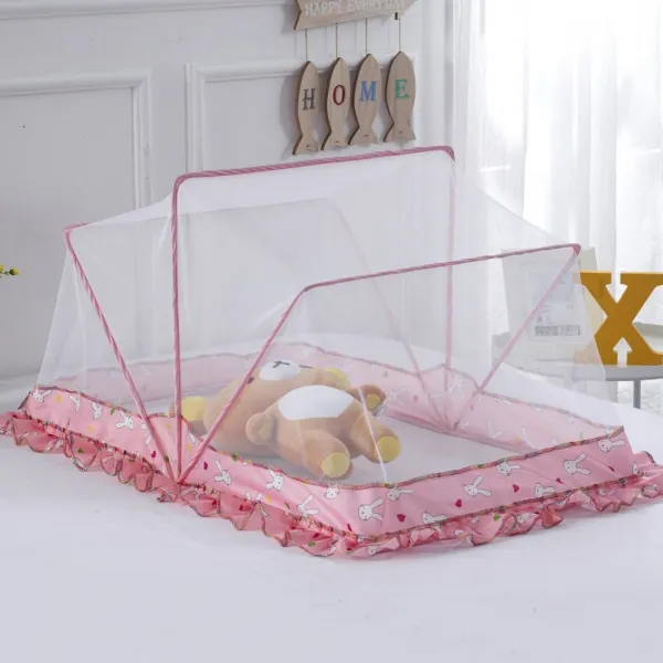 아크 아꼬야 접이식 유아 모기장 폴딩 유아모기장, 아꼬야P모기장-핑크