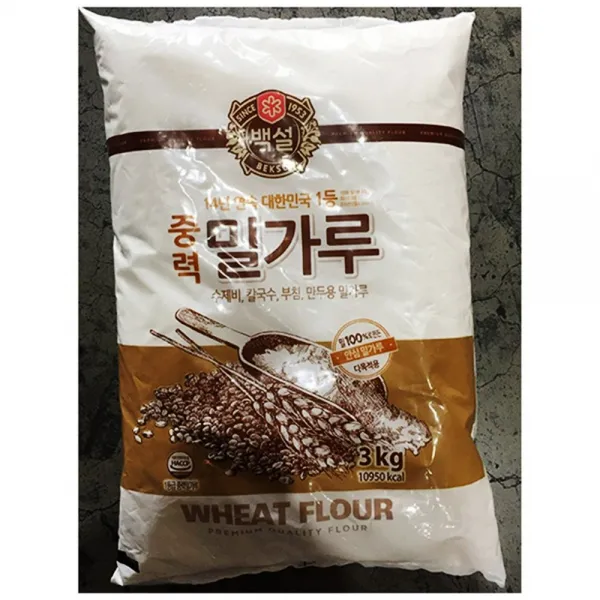 가정용 밀가루 중력 부친개 밀가루 3kg