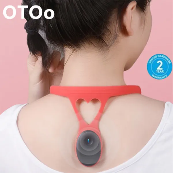 자세교정기 앉은 자세감응진동기 OTOo, 붉은색, 1