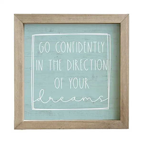 Simply Said Inc Rustic Frame 10 Sign Rf1161 Go Confidently In The Dir Direction Of Your Dreams Direction Of Your Dreams
