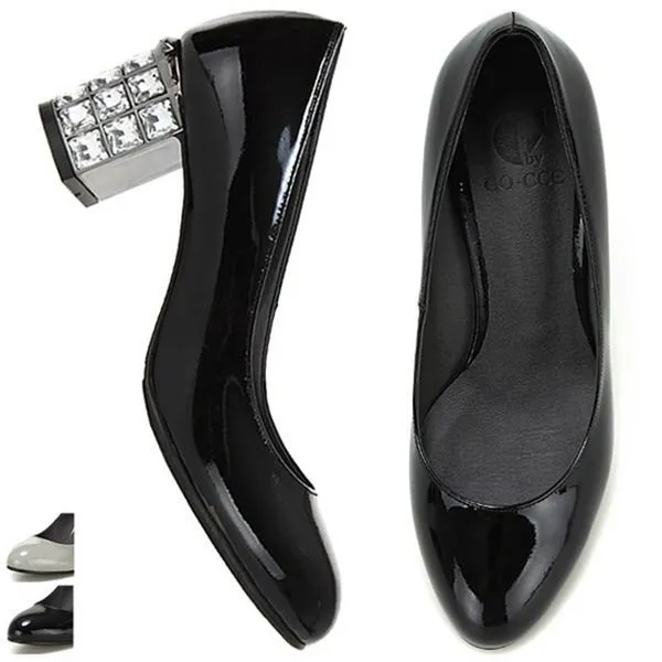 고세 Gby 펌프스 브론디 G0116959 블랙 그레이 6cm