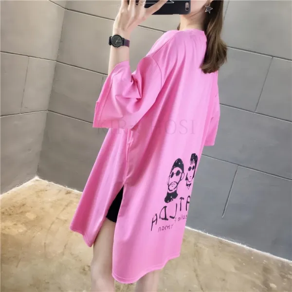 kirahosi 골드문 여성 반팔 티셔츠 블라우스 캐주얼 OIU 161 + 스마트스트랩 증정 CWp4mwb