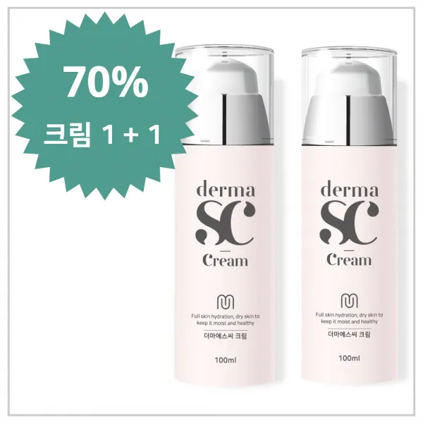 dermaSC-Cream 더마에스씨-크림 100ml 무향 무색 무취 저자극 고보습 임산부크림 [임신중~분만후] 바디크림, 1개입, 100g