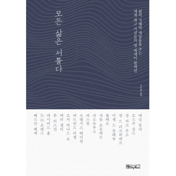모든 삶은 서툴다:삶의 지혜와 깨달음을 주는 세계 지성들의 명 에세이 컬렉션, 베이직북스